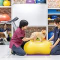 専門学校　福岡ビジョナリーアーツ 【看護】ワンコのリハビリ