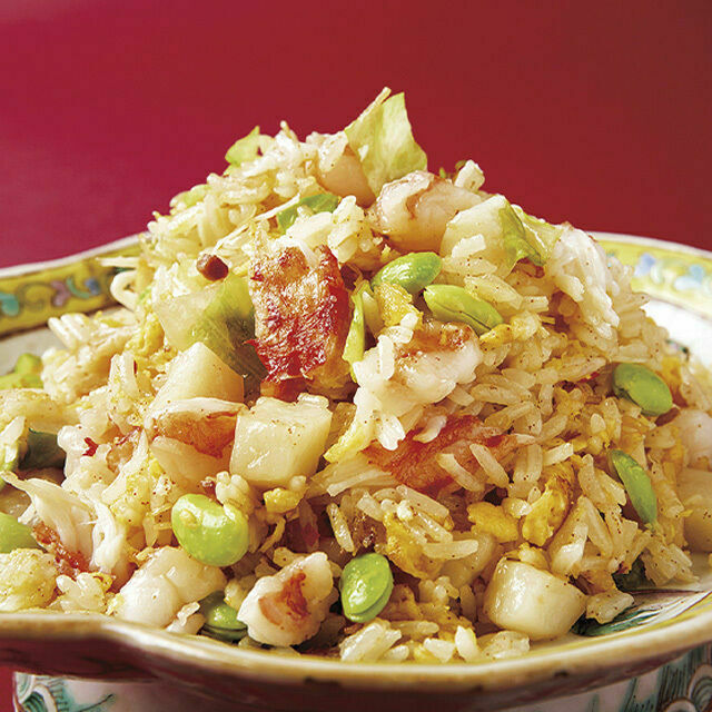 辻調理師専門学校 中国料理「豪華!海鮮チャーハン」「杏仁豆腐」1