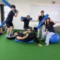 中央スポーツ医療専門学校 ビリビリ体験＆ストレッチ