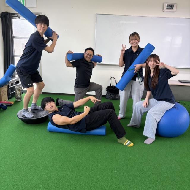中央スポーツ医療専門学校 ビリビリ体験＆ストレッチ1