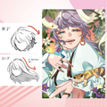 専門学校岡山ビジネスカレッジ アニメイラスト学科｜キャラクターのパーツ描き方講座！