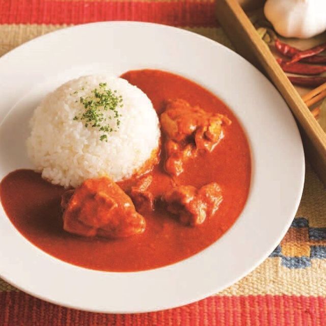 札幌ベルエポック製菓調理専門学校 【フード★じっくり体験DAY】バターチキンカレー＆ラッシー1