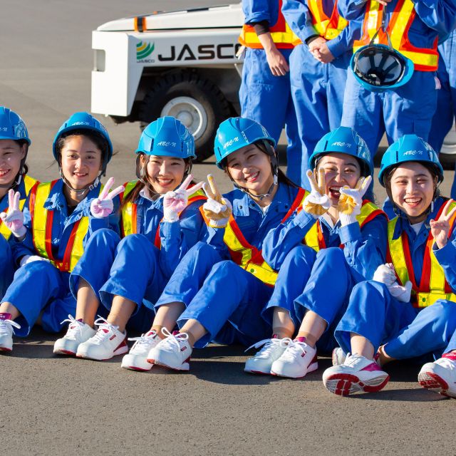 成田航空ビジネス専門学校 【グラハン】★ナリビ体験★グランドハンドリングのお仕事体験！2
