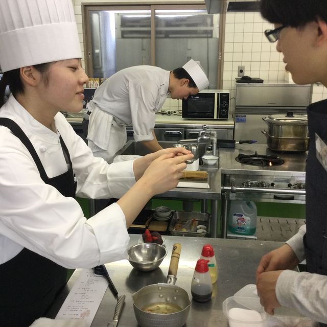 新潟調理師専門学校 新潟B級グルメ！「タレかつ丼」 日本料理オープンキャンパス3