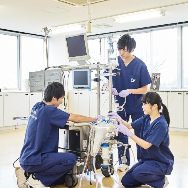 太田医療技術専門学校 太田医療★一日体験入学!Part1 臨床工学科1