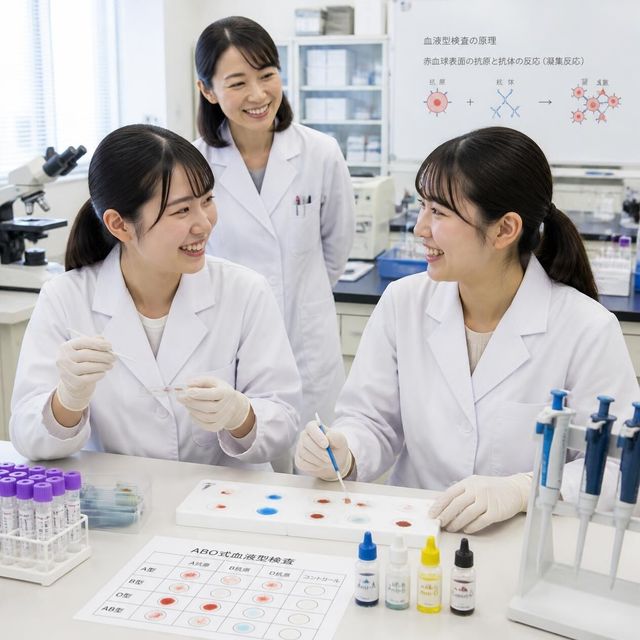 山陽女子短期大学 血液型ミステリー／Let’ｓ足踏み検査1