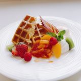 【カフェ】レモン香るアメリカンワッフルをつくろう♪の詳細