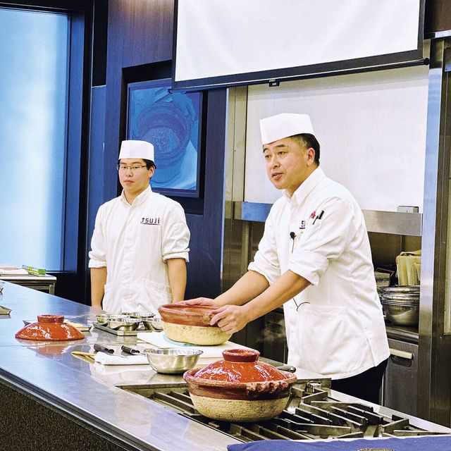 辻調理師専門学校 留学生入試説明会！「日本料理講習：鱧（はも）」1