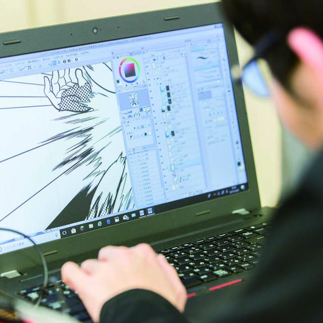 専門学校日本デザイナー学院 デジタルマンガ1