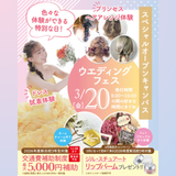 ４月から３年生におすすめ！ドレスも着れる♪ウェディングフェスの詳細