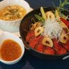 名古屋ユマニテク調理製菓専門学校 6月20日調理体験｜牛ロース肉のスタミナ“ステーキ丼”