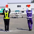 【空港エンジニア科】グランドハンドリングを体験！／東日本航空専門学校