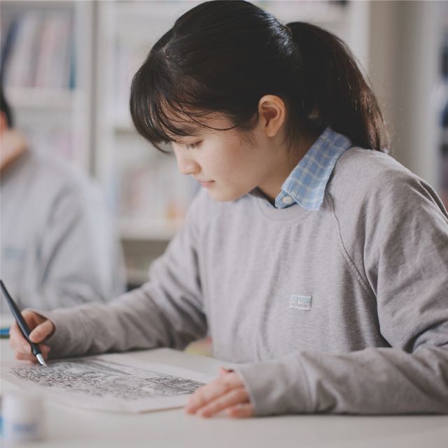 ＭＣＬ盛岡情報ビジネス＆デザイン専門学校 マンガ・イラストの授業を体験！オープンキャンパス3