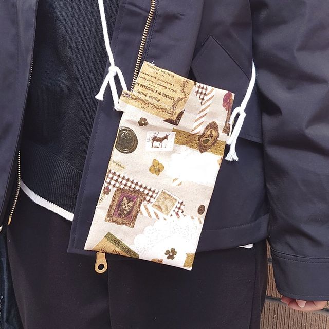 専門学校岡山ファッションスクール 5/9（土）スマホポシェット☆　お出かけにぴったり♪1