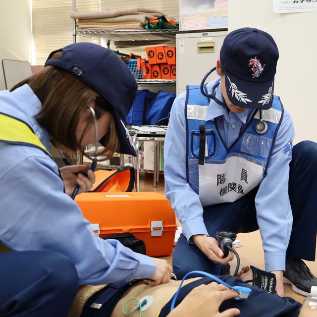 湘南医療福祉専門学校 【救急救命科】学生による隊員シミュレーション1
