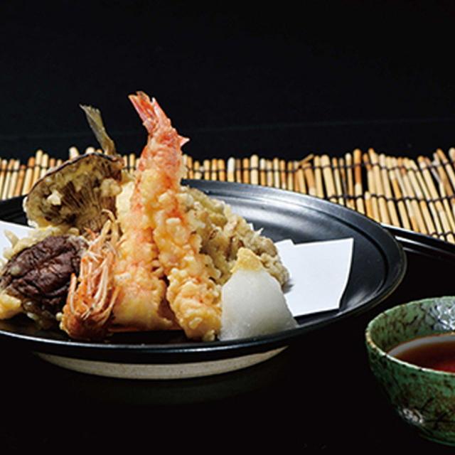 秋の食材を使った天ぷら