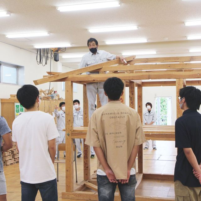 東海工業専門学校金山校 棟梁直伝！初心者からの本格大工コース！4