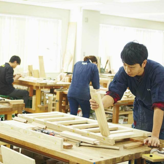 京都伝統工芸大学校 工芸体験キャンパス2018 木工芸1