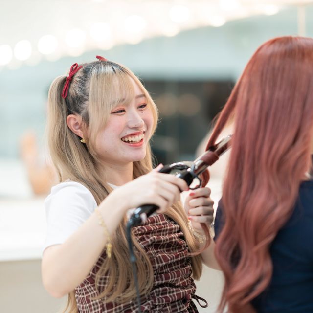 福岡ベルエポック美容専門学校 6月ヘアメイク科の体験授業3