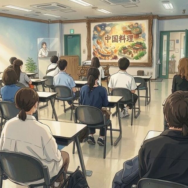 横浜調理師専門学校 夕方から行う学校の説明会です♪1