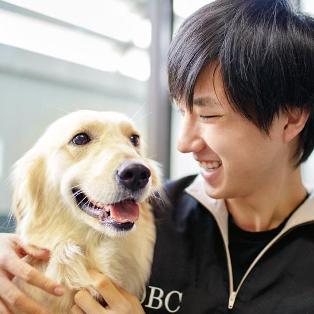 大阪ビジネスカレッジ専門学校 本気でワンコ遊ぼう!1