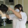 茨城理容美容専門学校 AO説明会／体験型OC　理容卒業生デモンストレーション