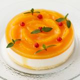【製菓】オレンジのレアチーズケーキの詳細