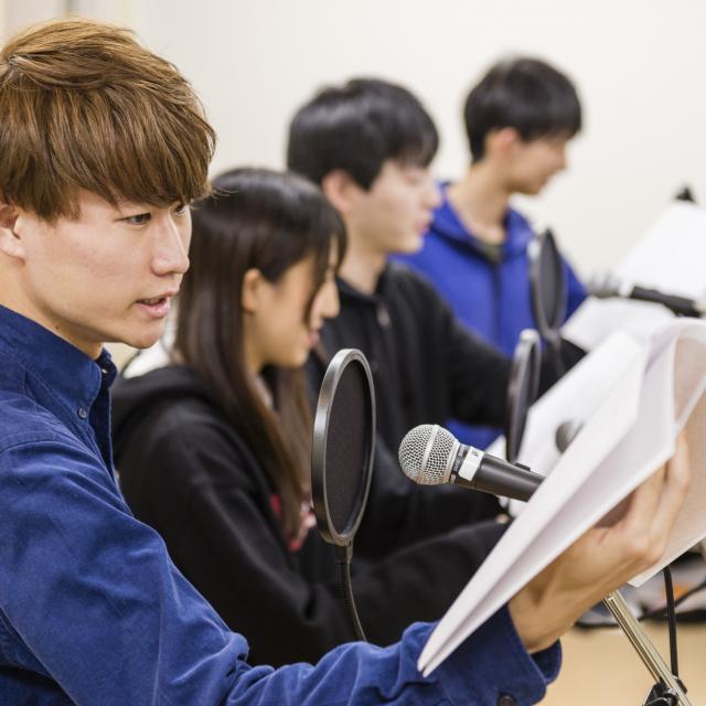 総合学園ヒューマンアカデミー静岡校 人気アニメでアテレコ体験♪1