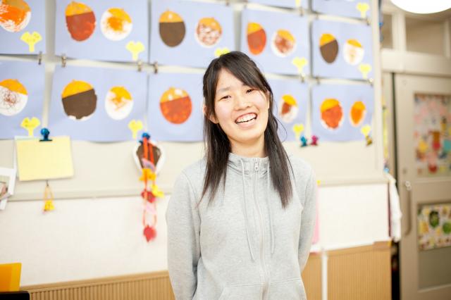 千里ニュータウン保育園 松井 明日香さん 子供の できた に立ち会えると嬉しい 大阪保育こども教育専門学校 スタディサプリ 進路