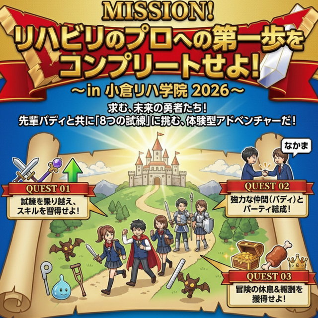 小倉リハビリテーション学院 春の特別オープンキャンパス開催★1