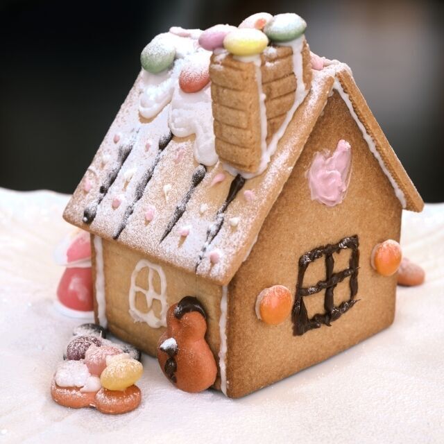 札幌こども専門学校 【無料送迎バスあり】スペシャル食育★お菓子の家を作ろう1