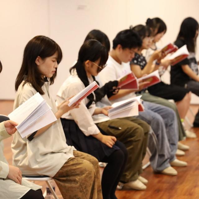 総合学園ヒューマンアカデミー広島校 ☆「ナレーション」の体験授業☆1