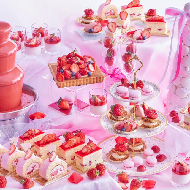 横浜スイーツ＆カフェ専門学校 ストロベリーフェア！いちごスイーツ３種盛り★初心者大歓迎★1