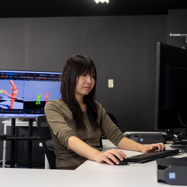 専門学校北海道サイバークリエイターズ大学校 アニメ・映像・ゲームCG｜キャラに好きな動きをつけてみよう！1