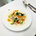 香川調理製菓専門学校 【調理】鶏のクリーム煮 彩り野菜
