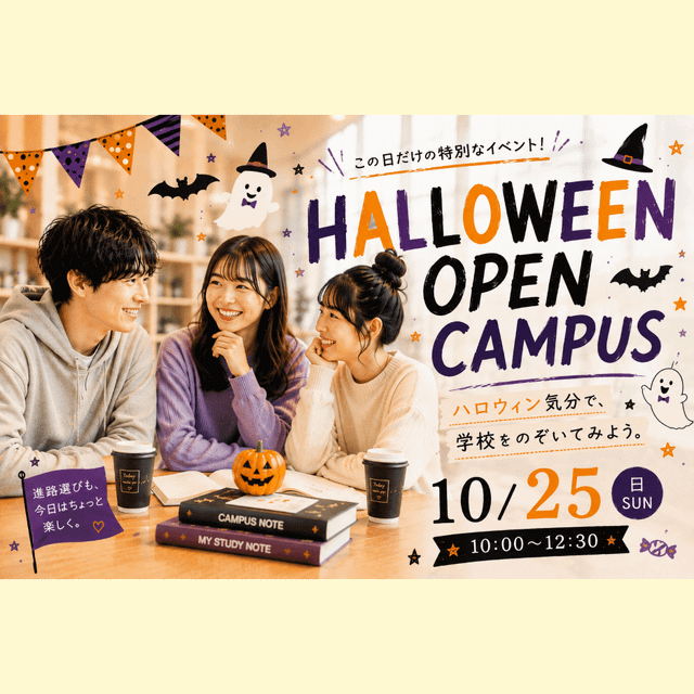 東京ＩＴ会計公務員専門学校千葉校 1・2年生限定　ハロウィンオープンキャンパス1