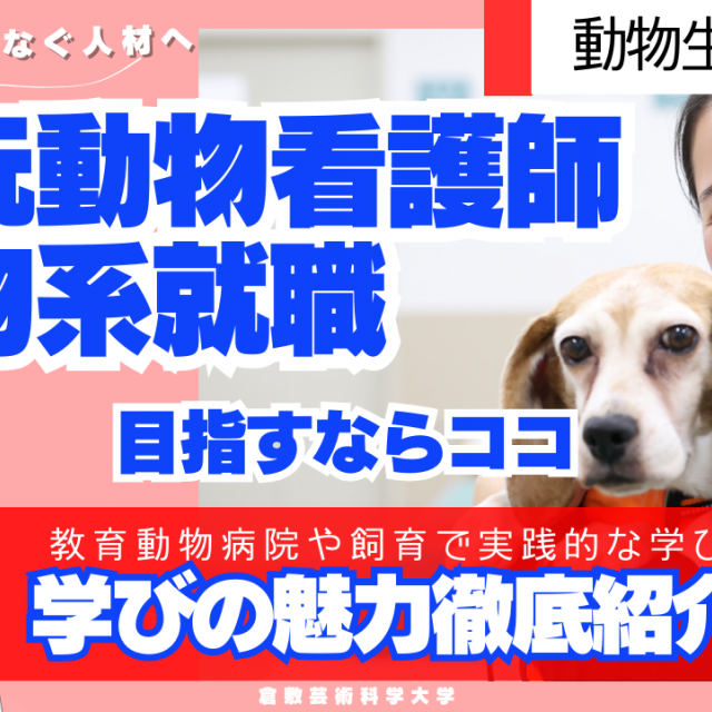 倉敷芸術科学大学 芸科大　動物生命科学科【YouTube】オープンキャンパス！1