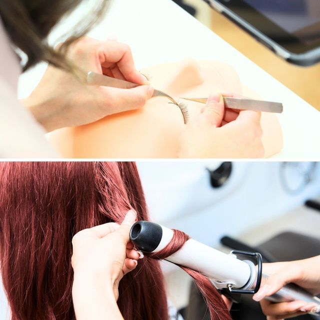 ジェイ　ヘアメイク美容専門学校 まつエク＆ヘアアレンジ体験1