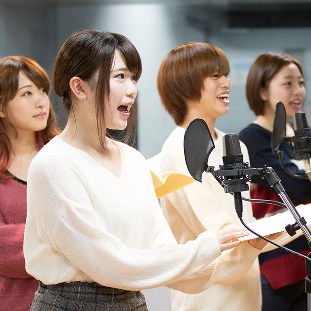専門学校東京アナウンス学院 放送声優科の体験入学「アニメのアテレコ体験」1