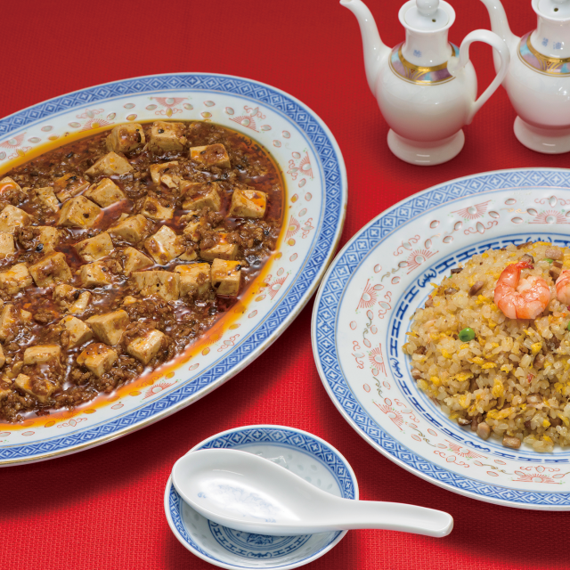 チャーハン&麻婆豆腐