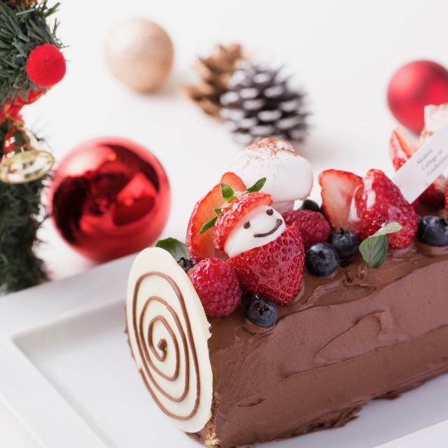 札幌ベルエポック製菓調理専門学校 宿泊付バス☆【スイーツ体験】クリスマス★ブッシュドノエル1