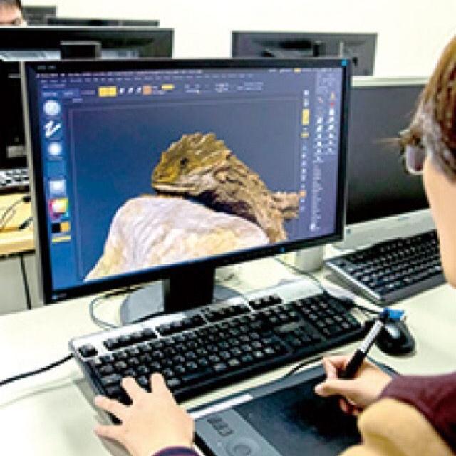 東京デザインテクノロジーセンター専門学校 ゲームCG体験1