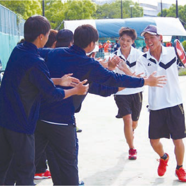 履正社医療スポーツ専門学校 【ソフトテニス】合同練習会&コース説明会1
