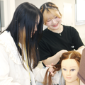 専門学校岡山ビューティモード ヘアビューティ学科｜ハロウィン限定アップスタイルに挑戦★