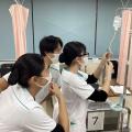 国際医療専門学校 【看護学科】オープンキャンパス！点滴準備体験