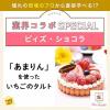 東京ベルエポック製菓調理専門学校 業界コラボスペシャル：ビィズ・ショコラ 　いちごのタルト