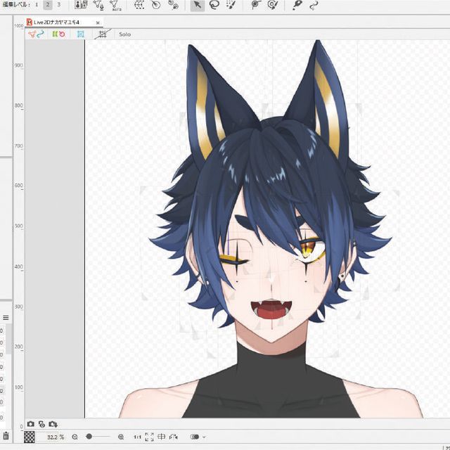 大阪総合デザイン専門学校 【コミックアート】Live2Dでキャラクターを動かそう！1