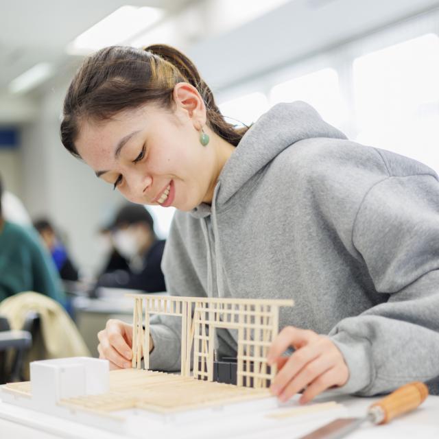 【建築科】プロ仕様の建築模型をつくってみよう！／専門学校 東京テクニカルカレッジのオープンキャンパス情報と予約申込【スタディサプリ 進路】