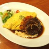 洋食欲張りセット！オムバーグプレート　☆無料送迎バス☆の詳細