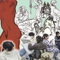 大阪総合デザイン専門学校 【漫画・アニメーション学科】クロッキーに挑戦！